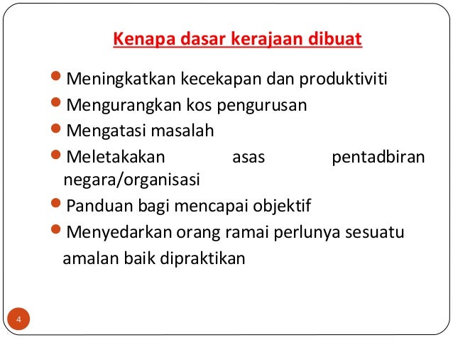 Dasar Dasar Pembangunan Negara