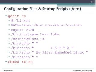 linux minimal os tutorial - by shatrix | PPT