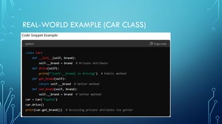 REAL-WORLD EXAMPLE (CAR CLASS)
 