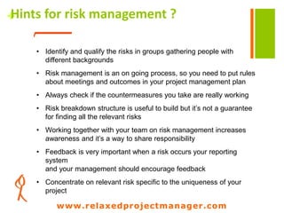 www.relaxedprojectmanager.com
 