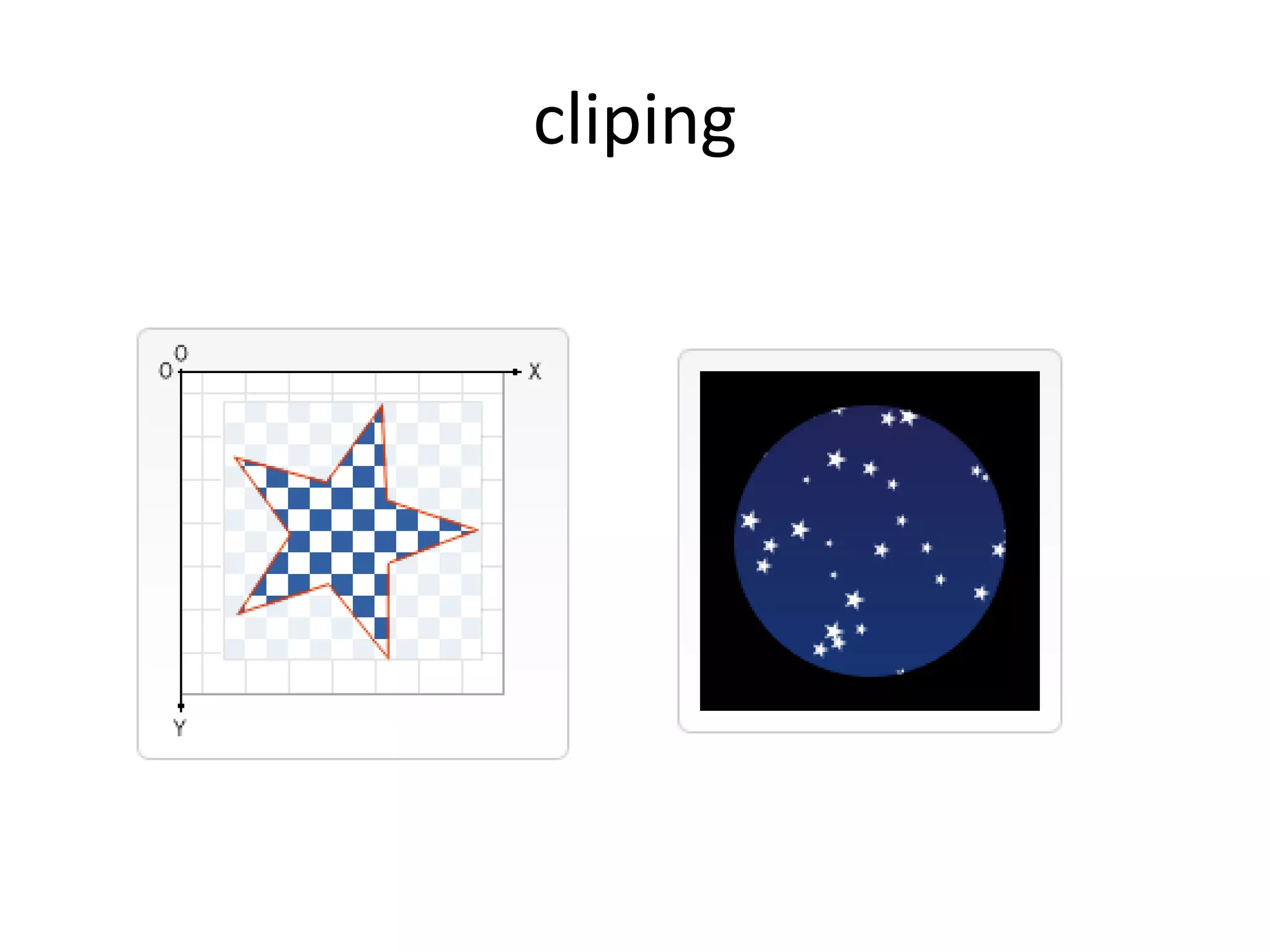 cliping
 