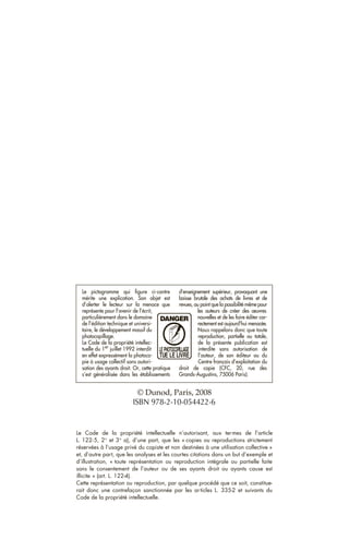 © Dunod, Paris, 2008
ISBN 978-2-10-054422-6
 