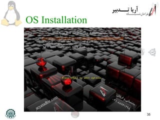 35
OS Installation
 