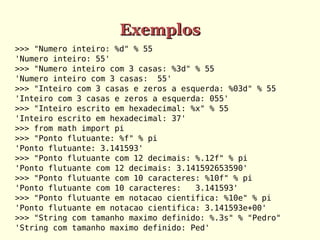 005 - Programando em Python - Tuplas e Strings.ppt