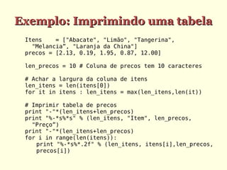 005 - Programando em Python - Tuplas e Strings.ppt