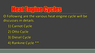 Heat Engine | PPTX