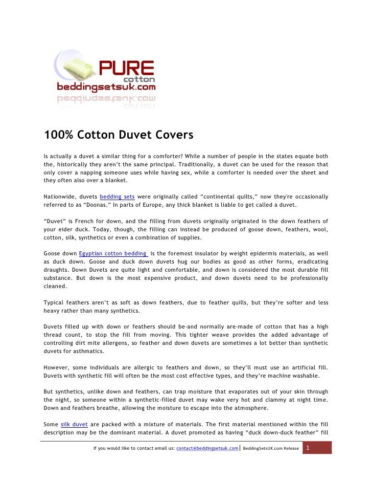 100 Cotton Duvet Covers