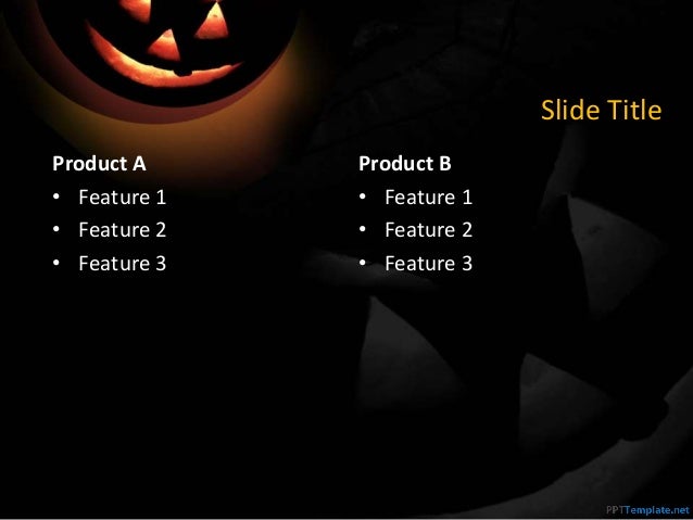 0053 Halloween ppt template 0001