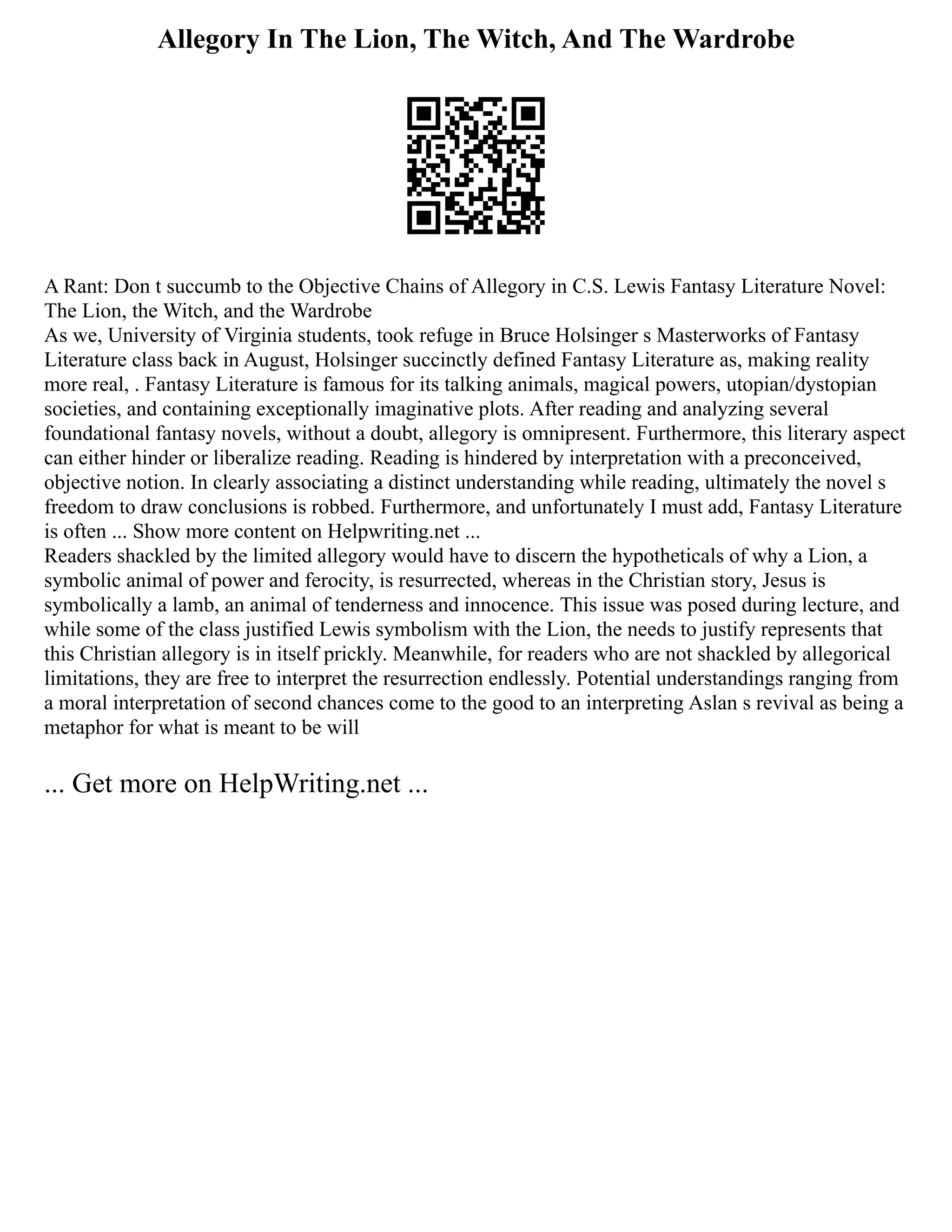 005 Creative Essay Example Narrative Personal Examples B | PDF