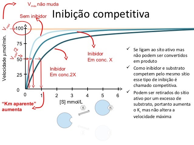 Resultado de imagem para inibiÃ§Ã£o enzima