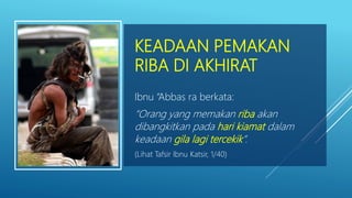 Siksa Pemakan Riba | PPTX