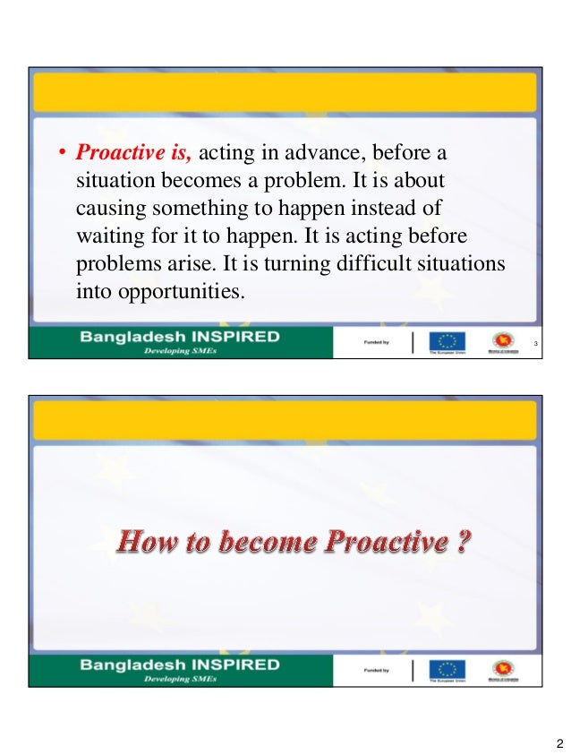 006 how to be proactive at work how to be proactive