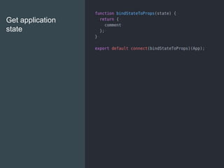 Get application
state
 