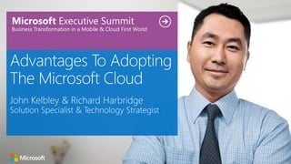 Microsoft Executive Summit
Business Transformation in a Mobile & Cloud First World
 