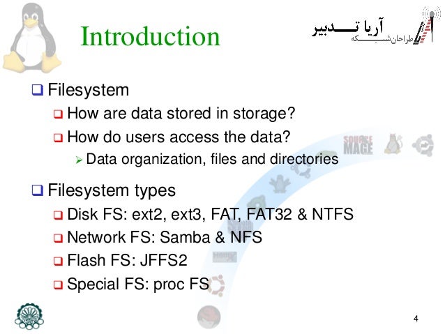 linux file system linux file system types