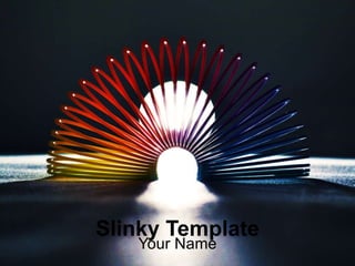 Slinky Template Your Name 