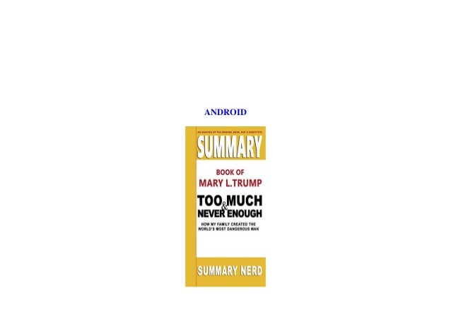 Pdf Free Download Summary Book Of Mary L Trump Too Much And Never Pdf Free Download Summary Book Of Mary L Trump Too Much And Never