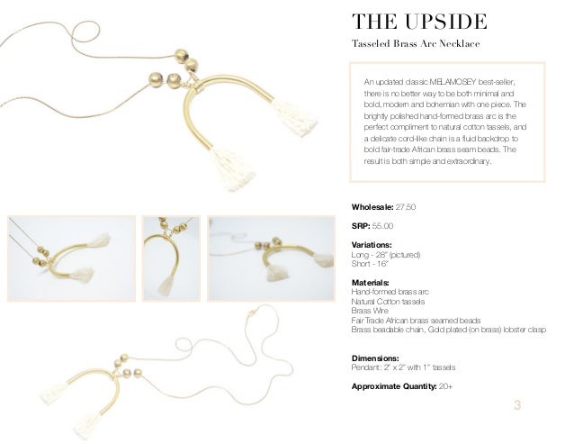 melamosey ss16 line sheet jewelry line sheets