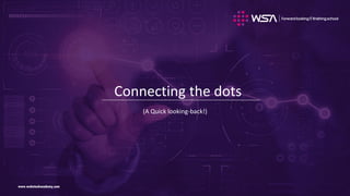 www.webstackacademy.comwww.webstackacademy.com
Connecting the dots
(A Quick looking-back!)
 