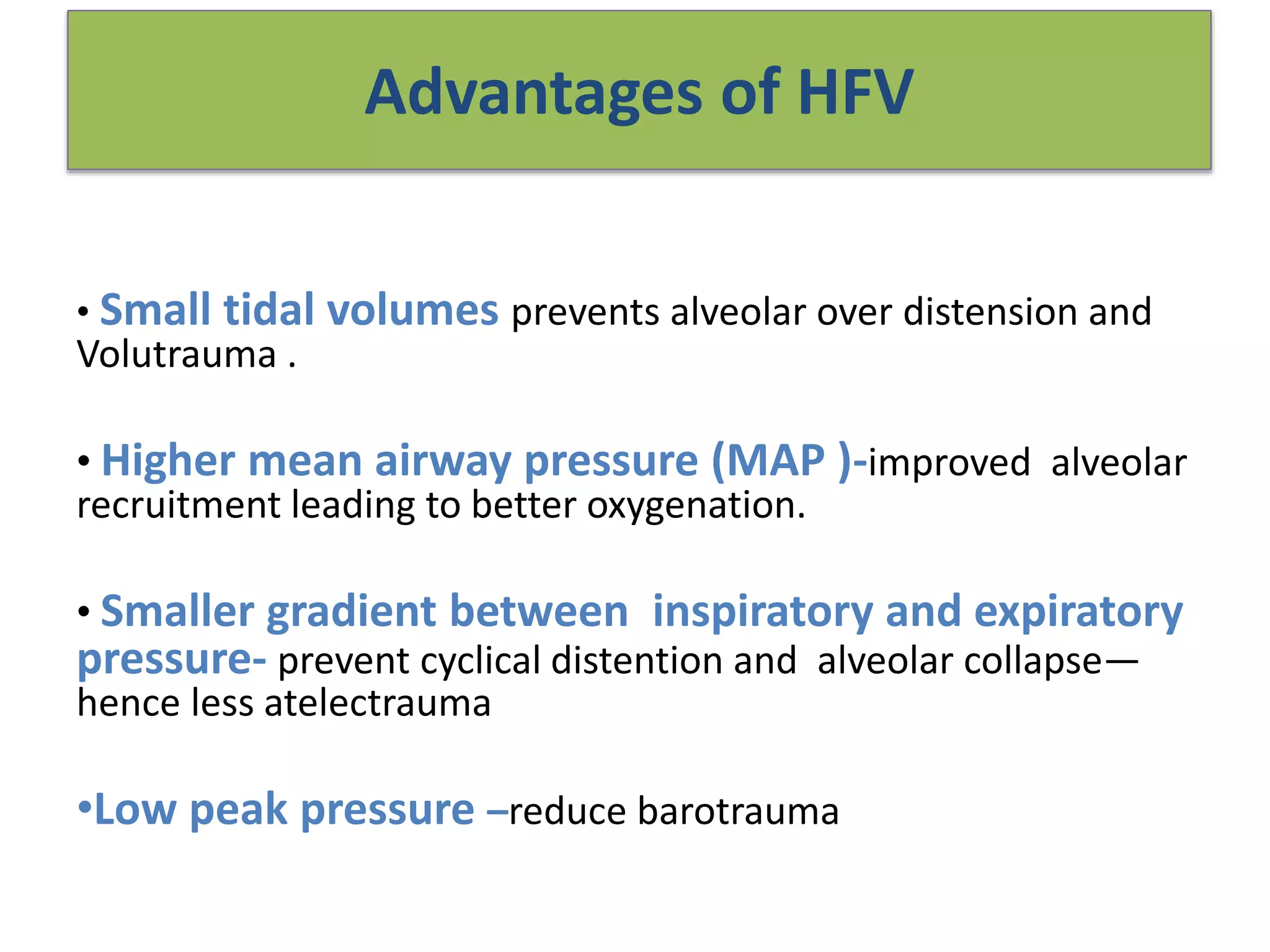 seminar on hfv - high frequency ventilation | PPT