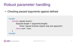 JavaScript - Chapter 6 - Basic Functions