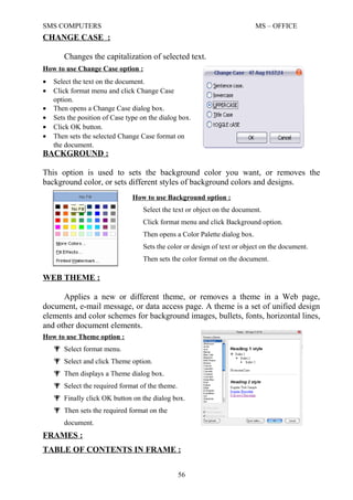 Word File Options Scheme 006 ms office (word) | DOC
