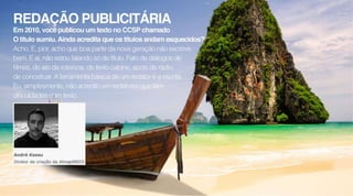 006 Redação Publicitária