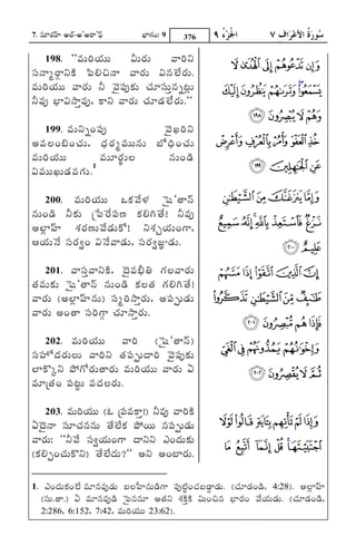 7. xqsWLRi£¤¦¦¦ @ÍÞ-@'@LS'£ms
                            n            Ë³ØgRiLi: 9     376

     198. ""ª«sVLji¸R¶VV        −dsVLRiV ªyLji¬s                          [ ZYXW
xqs©yøLæS¬sNTP zmsÖÁÀÁ©y ªyLRiV −s©«sÛÍÁ[LRiV.
ª«sVLji¸R¶VV ªyLRiV ¬ds ®ªsxmsoNRPV ¿RÁWxqsVò©«sõÈýÁV                `_^ ]
¬dsª«so Ë³Ø−sryòª«so, NS¬s ªyLRiV ¿RÁW²R¶ÛÍÁ[[LRiV.''
                                                                                 dcba
     199. ª«sV¬sõLixmso               ®ªsÅÁLji¬s
@ª«sÌÁLiÕÁLi¿RÁV, µ³R¶LRiøª«sVV©«sV ËÜ[µ³j¶Li¿RÁV                   ih g fe
ª«sVLji¸R¶VV            ª«sVWLåRiVÌÁ     ©«sVLi²T¶
−sª«sVVÅÁV²R¶ª«sgRiV. 1                                                          lkj

     200. ª«sVLji¸R¶VV INRP®ªs[ÎÏÁ |tsQ'»y©±s                         p onm
©«sVLi²T¶ ¬dsNRPV ú}mslLi[xmsßá NRPÖÁgji¾»½[! ¬dsª«so
@ÍýØ£¤¦¦¦ aRPLRißáV®ªs[²R¶VN][! ¬saRPè¸R¶VLigS,                      vu tsrq
A¸R¶V®©s[ xqsLRi*Li −s®©s[ªy²R¶V, xqsLRi*ÇìÁÙ²R¶V.                                            xw
     201. ªyxqsòªy¬sNTP, ®µ¶ª«sÕ³dÁ¼½ gRiÌÁªyLRiV                   }|{z y
»R½ª«sVNRPV |tsQ'»y©±s ©«sVLi²T¶ NRPÌÁ»R½ gRiÖÁgji¾»½[!
ªyLRiV (@ÍýØ£¤¦¦¦©«sV) xqsøLjiryòLRiV, @xmsöV²R¶V                                                 ~
ªyLRiV @Li»y xqsLjigæS ¿RÁWryòLRiV.
     202. ª«sVLji¸R¶VV         ªyLji (|tsQ'»y©±s)
xqsx¤¦Ü[µR¶LRiVÌÁV ªyLji¬s »R½xmsöVµyLji ®ªsxmsoNRPV
ÍØN]ä¬s F¡g][LRiV»yLRiV ª«sVLji¸R¶VV ªyLRiV G
ª«sWú»R½Li xmsÈíÁV ª«sµR¶ÌÁLRiV.
     203. ª«sVLji¸R¶VV (J úxmsª«sNSò!) ¬dsª«so ªyLjiNTP
G®µ¶©y xqsW¿RÁ©«s©«sV ¾»½[ÛÍÁ[NRP F¡LiVV ©«sxmsöV²R¶V
ªyLRiV: ""¬ds®ªs[ xqs*¸R¶VLigS µy¬s¬s FsLiµR¶VNRPV
(NRPÖÁöLi¿RÁVN]¬s) ¾»½[ÛÍÁ[µR¶V?'' @¬s @LiÉØLRiV.

1. FsLiµR¶VNRPLiÛÉÁ[sª«sW©«sª«so²R¶V ÊÁÌÁ{¤¦¦¦©«sV²T¶gS xmsoÉíÓÁLi¿RÁÊÁ²ïy²R¶V. (¿RÁW²R¶Li²T¶, 4:28). @ÍýØ¤¦¦¦
                                                                                                          £
  (xqsV.»y.) G ª«sW©«sª«so²T¶ |ms©«s©«sW @»R½¬s aRPNTPNò PT −sVLiÀÁ©«s Ë³ØLRiLi ®ªs[¸R¶V²R¶V. (¿RÁW²R¶Li²T¶,
  2:286, 6:152, 7:42, ª«sVLji¸R¶VV 23:62).
 