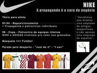 Estudo de Marcas - Nike Vs Adidas