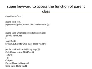 Comprehensive Guide to Java Constructors, Overloading, Overriding, and ...