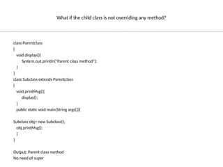 Comprehensive Guide to Java Constructors, Overloading, Overriding, and ...