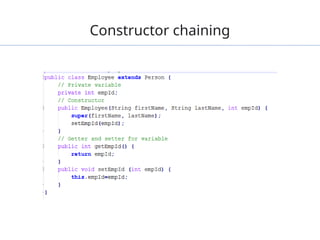 Comprehensive Guide to Java Constructors, Overloading, Overriding, and ...