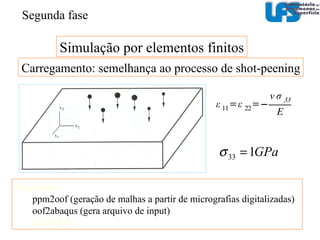 Resistência de metais e ligas à cavitação Estrutura cristalina Metais monofásicos Energia de defeito de empilhamento Transformação de fase Metais polifásicos Quantidade da segunda fase Propriedades mecânicas das fases (encruamento e tensão de escoamento)‏ 