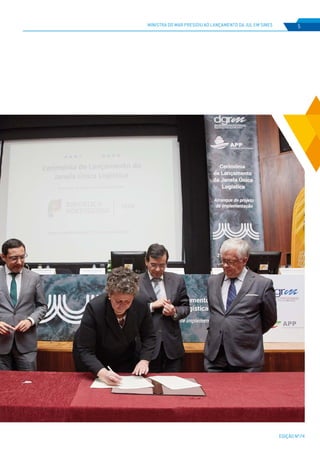 EDIÇÃO Nº74
MINISTRA DO MAR PRESIDIU AO LANÇAMENTO DA JUL EM SINES 5
 