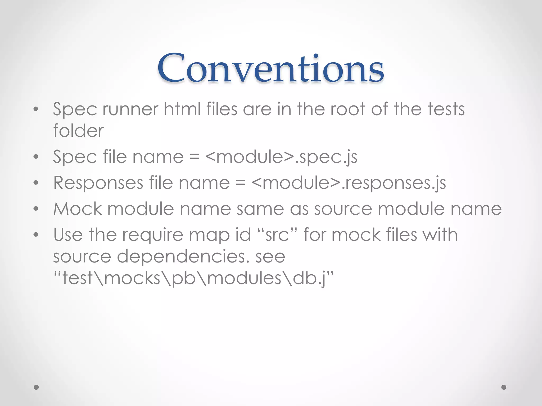 JavaScript unit testing with Jasmine | PPT
