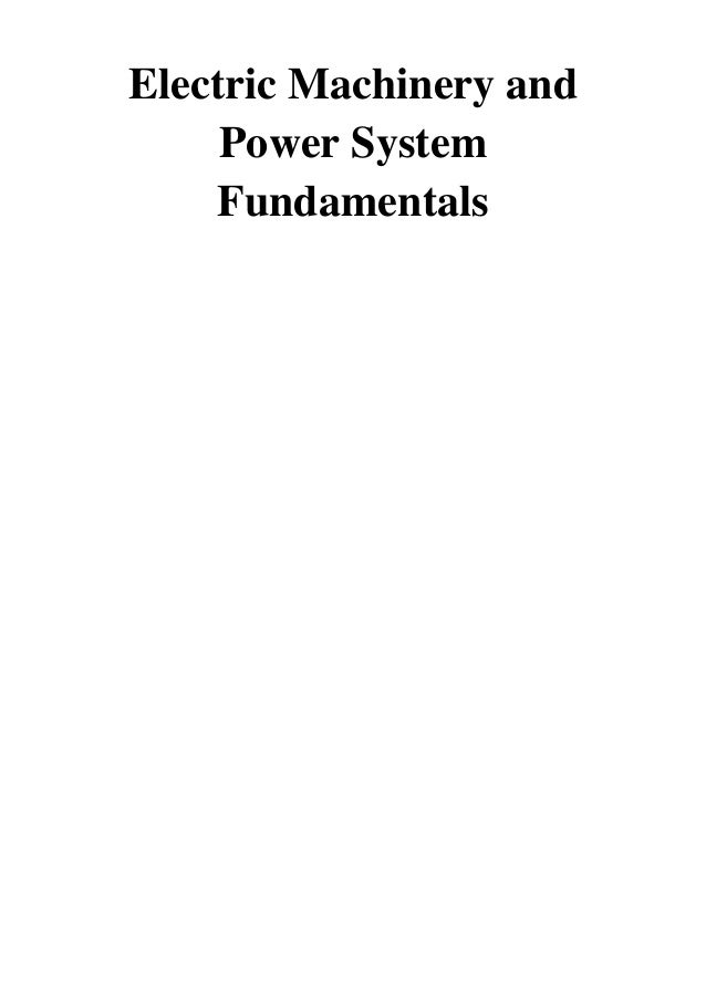 (2001) Electric Machinery and Power System Fundamentals (PDF) by Ste…