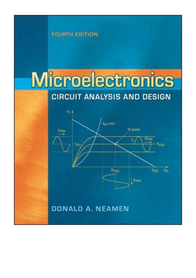 2009 Microelectronics Circuit Analysis And Design Pdf Donald
