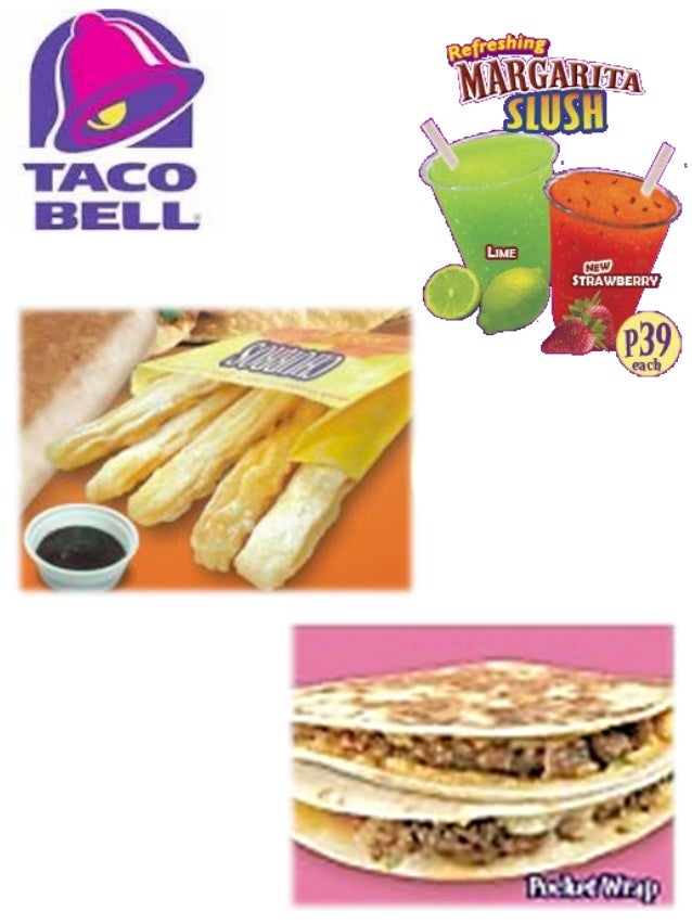 Product Portfolio (Pizza HutTaco Bell Dairy Queen)