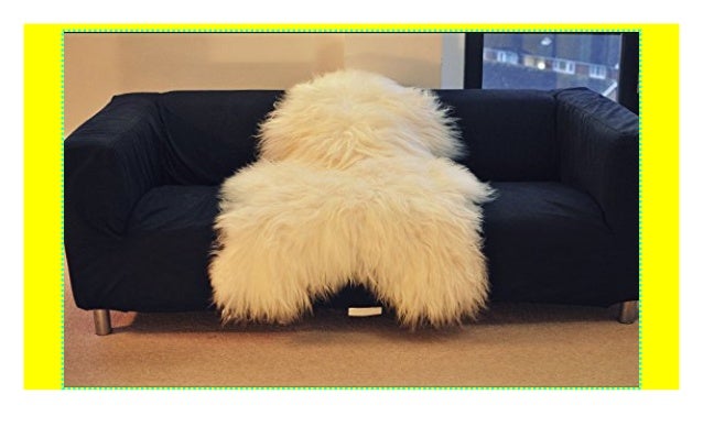 Island Schaffell Lammfell Naturfell Sheepskin Neu Langes Fell Gross