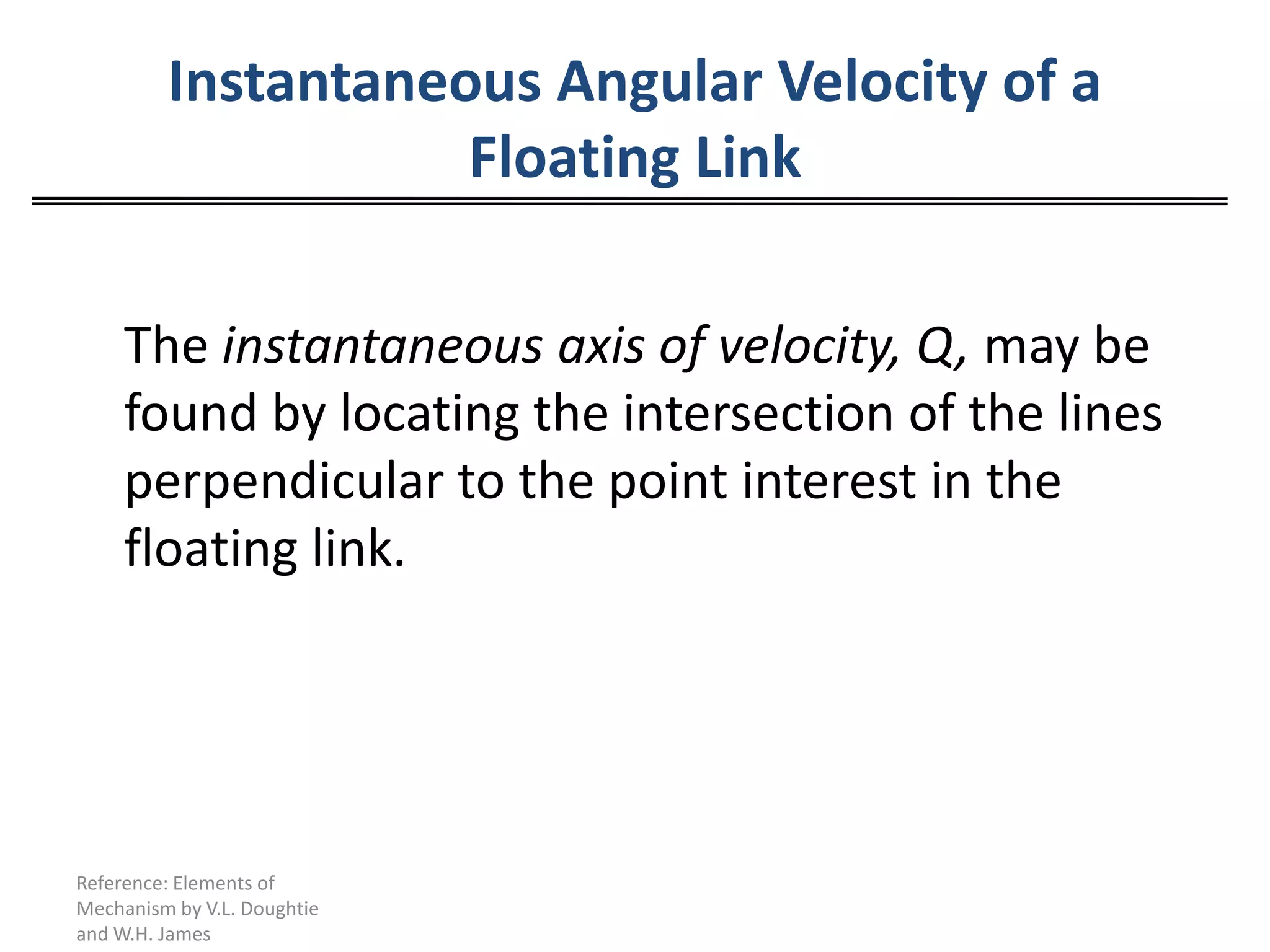 007a velocity by instantaneousaxis | PPTX