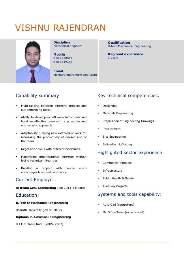 cv mechanical engineer best cv for mechanical engineer