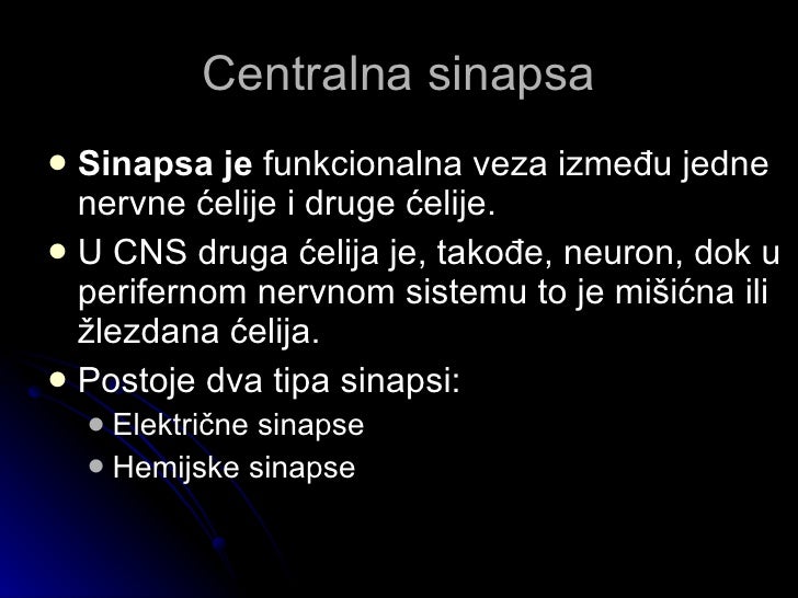 Centralni nervni sistem