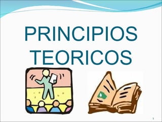 PRINCIPIOS
TEORICOS

             5
 