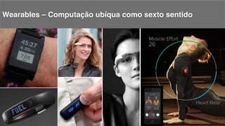 Wearables – Computação ubíqua como sexto sentido !
 