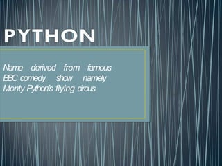 Comprehensive Introduction to Python Programming Language and Its ...