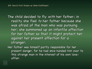 219: Dora’s First Dream as Wish-Fulfillment  ,[object Object],[object Object]