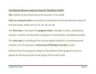 008.periodontal indices | PDF