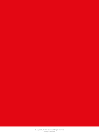 © July 2015, Asialink Business. All rights reserved.
Printed in Australia.
 