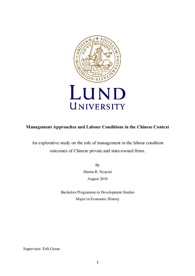 Context study dissertation