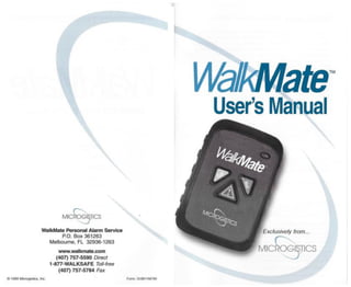 WalkMate User's Manual